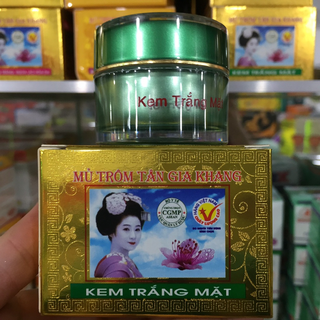 Mủ Trôm Tân Gia Khang kem trắng da mặt 6g giá in 99.5k