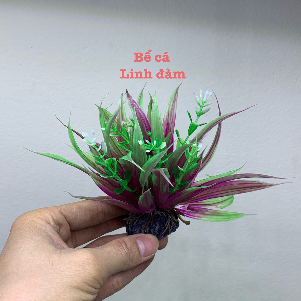 Cây nhựa trang trí bể cá cảnh giá rẻ