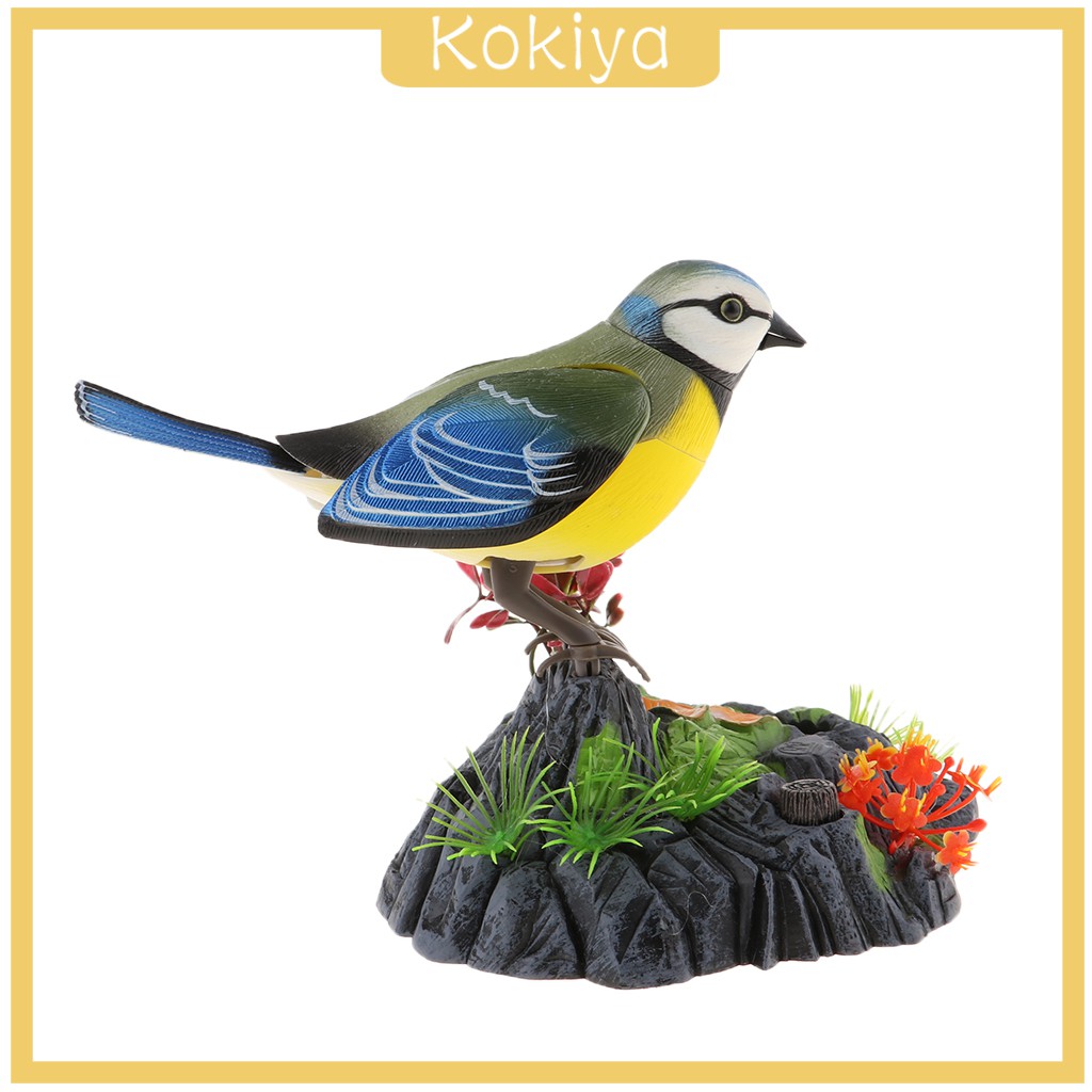 Mô phỏng Chim hát trong điều khiển máy bơm Trang trí đồ chơi thú cưng điện tử