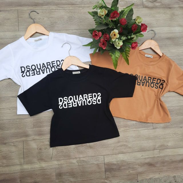 Áo croptop in chữ ngược chất cotton 4 chiều co giãn, mát mẻ, thấm hút tốt