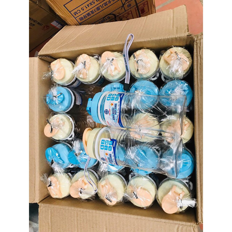 Bình đựng nước cao cấp Việt Nhật 550ml - Bình nước thể thao