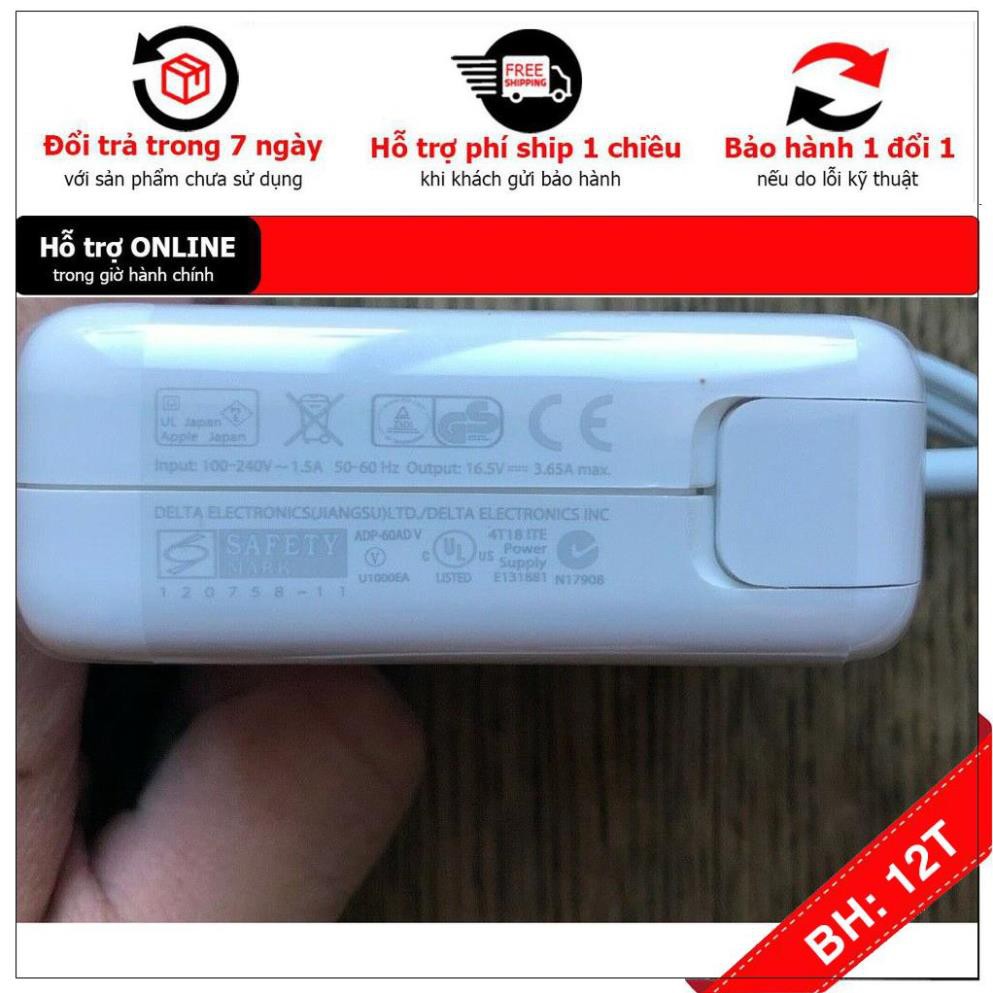 [BH12TH] ⚡️[Sạc zin] SẠC MACBOOK 60W MAGSAFE 2 zin .