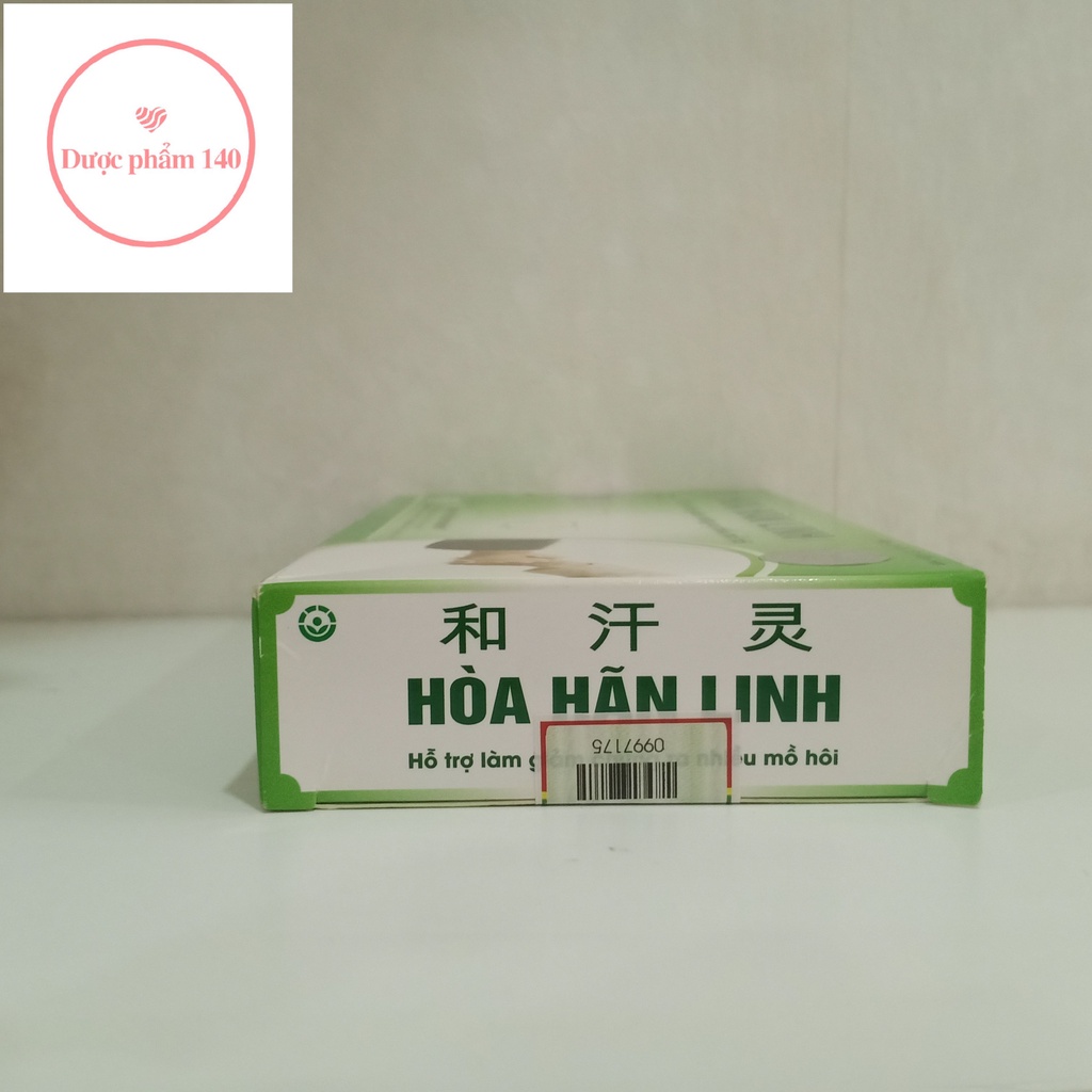 CHÍNH HÃNG HÒA HÃN LINH - GIẢI TỎA NỖI LO MỒ HÔI NHIỀU TAY CHÂN (tích 10 tem được 1 hộp)