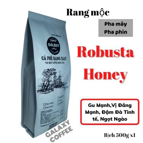 Cà Phê Rang Xay Culi, Cafe Nguyên Chất, Pha Phin, Pha Máy, Gu Mạnh, Đắng Đậm Mạnh Thơm Nồng, Galaxy Coffee C01,2Gói 500g