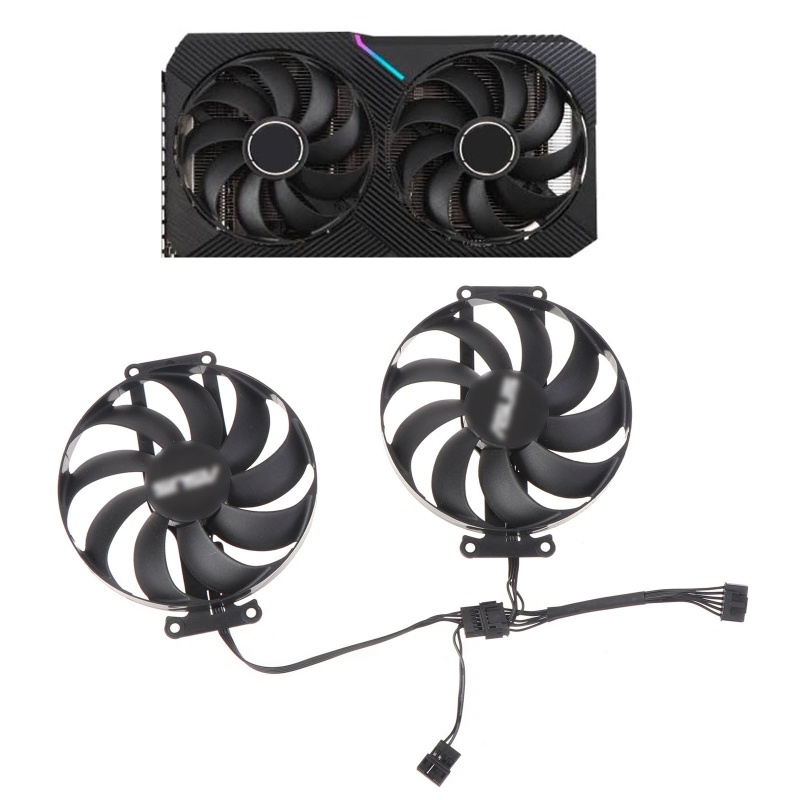 Quạt Tản Nhiệt Đồ Họa 87mm PLA09215B12H 12V 0.5A VGA Cho ASUS DUAL RTX 3060