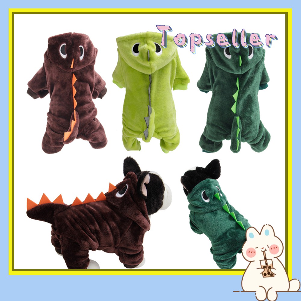 Áo hoodie kiểu khủng long xinh xắn đáng yêu dành cho chó cưng