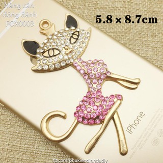 FOX0003 - Nàng cáo đỏng đảnh - Phụ kiện đính điện thoại