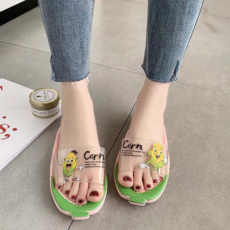 [XẢ KHO] (S19) DÉP lê nữ hình BẮP NGÔ