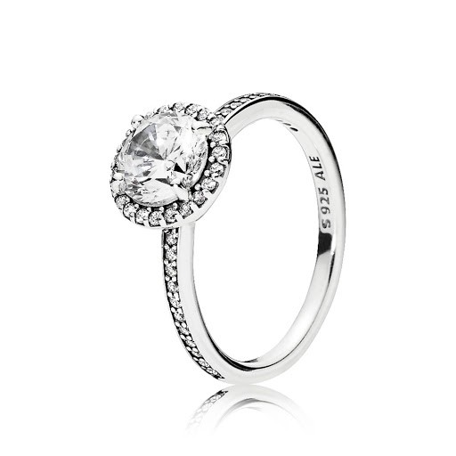 Nhẫn Round Sparkle Halo Ring