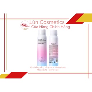 Xịt chống nắng nâng tone trắng da da M‘aycreate | Maycreate