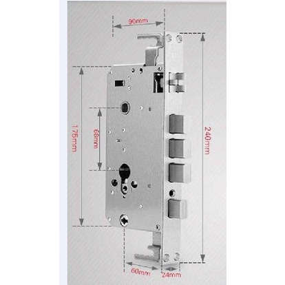 Khoá cửa vân tay cao cấp Push - Pull KG-GA703