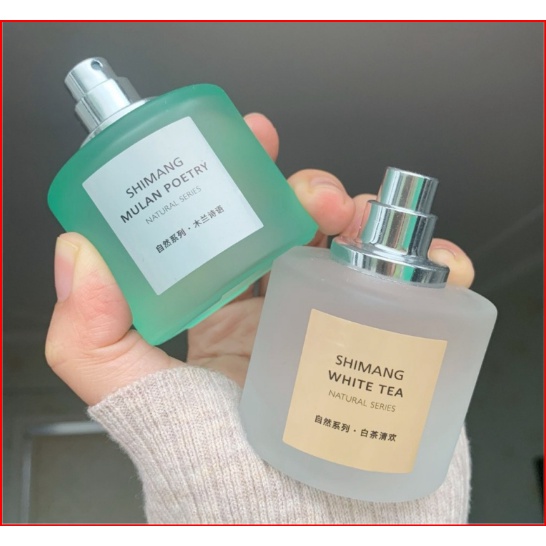 [Hàng mới về] Nước hoa shimang loại nhỏ vỏ mờ nắp gỗ cực sang trọng 50ml