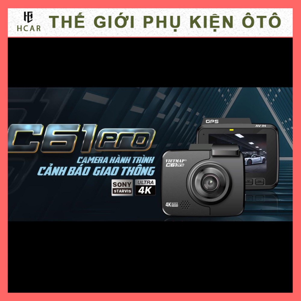 Camera Hành Trình VIETMAP C61 PRO 4K Cảnh Báo Giao Thông Giọng Nói -Tích Hợp GPS - HÀNG CHÍNH HÃNG | BigBuy360 - bigbuy360.vn