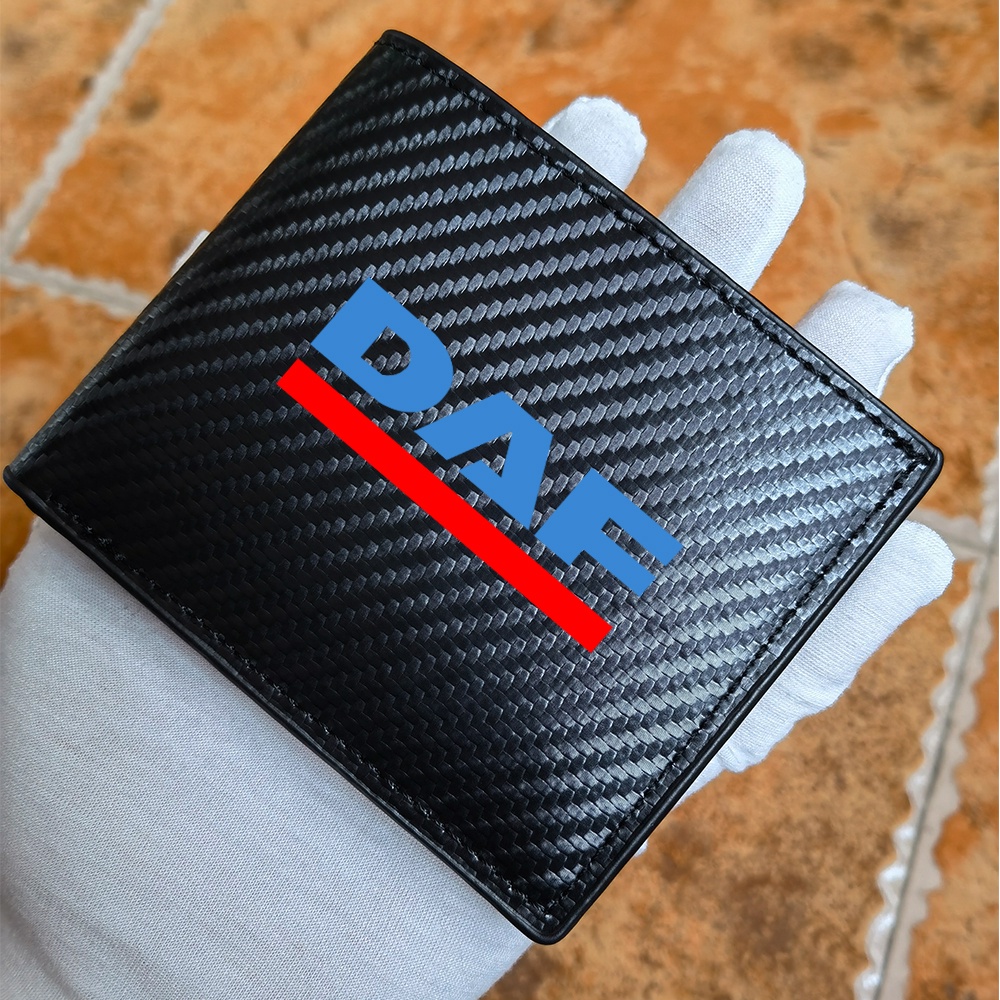 Bao Da Đựng Thẻ Bằng Sợi carbon Cho Xe Tải DAF xf cf lf van