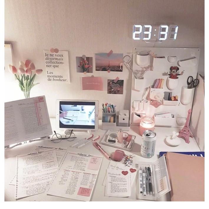 Đồng hồ LED điện tử trend Hàn Quốc - Décor nhà Sò