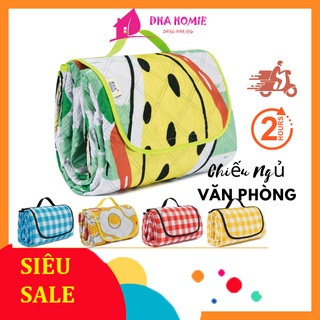 Chiếu ngủ văn phòng gấp gọn - thảm ngủ trưa cá nhân dày dặn - thảm trải picnic không thấm nước - dha homie