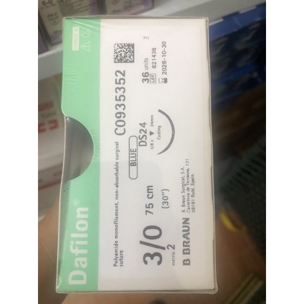 Chỉ Dafilon 3/0 Bbraun