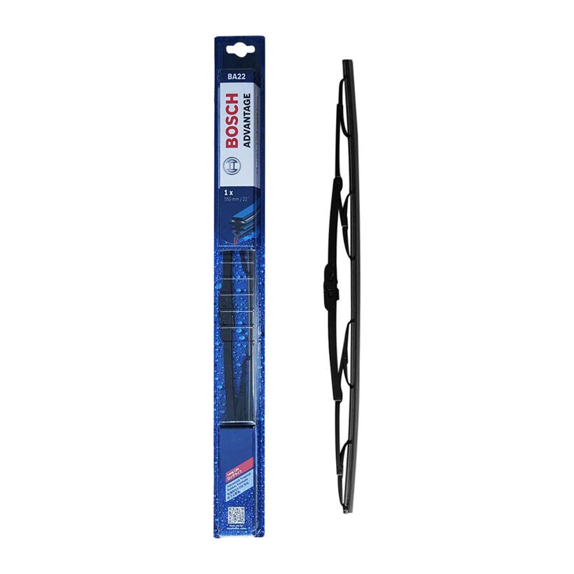 Gạt Mưa Ô Tô Bosch Advantage loại thân cứng xương sắt ( lẻ 1 cái)