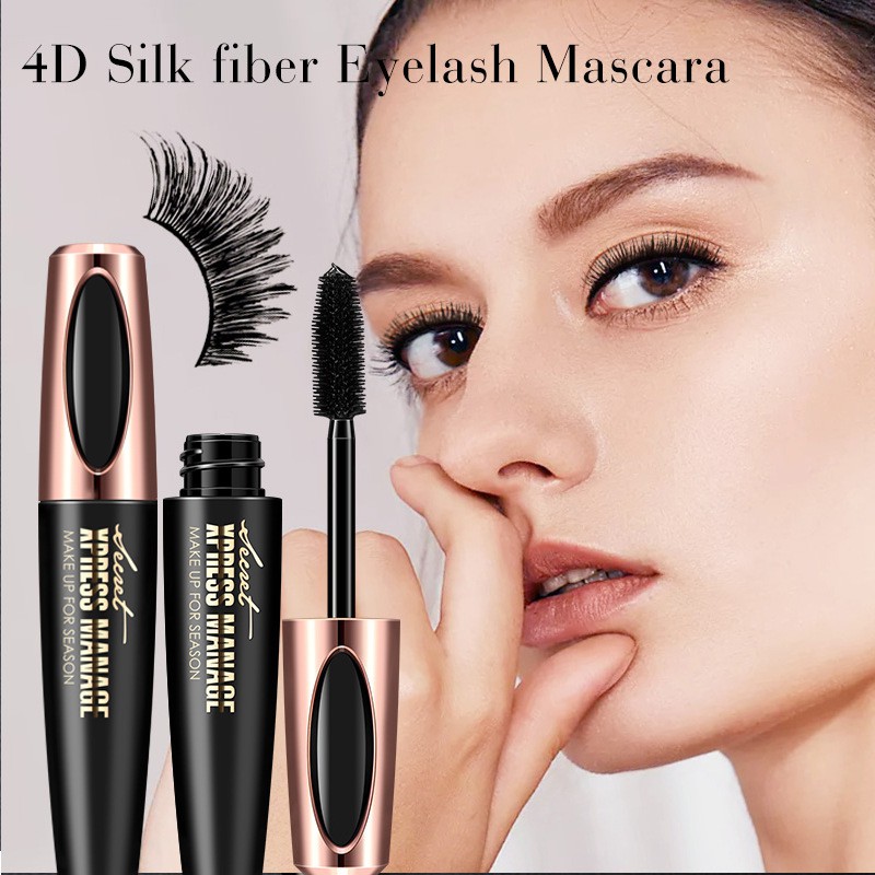 Mascara Macfee chuốt mi sợi tơ 4D chống thấm không nhòe làm mi cong dày