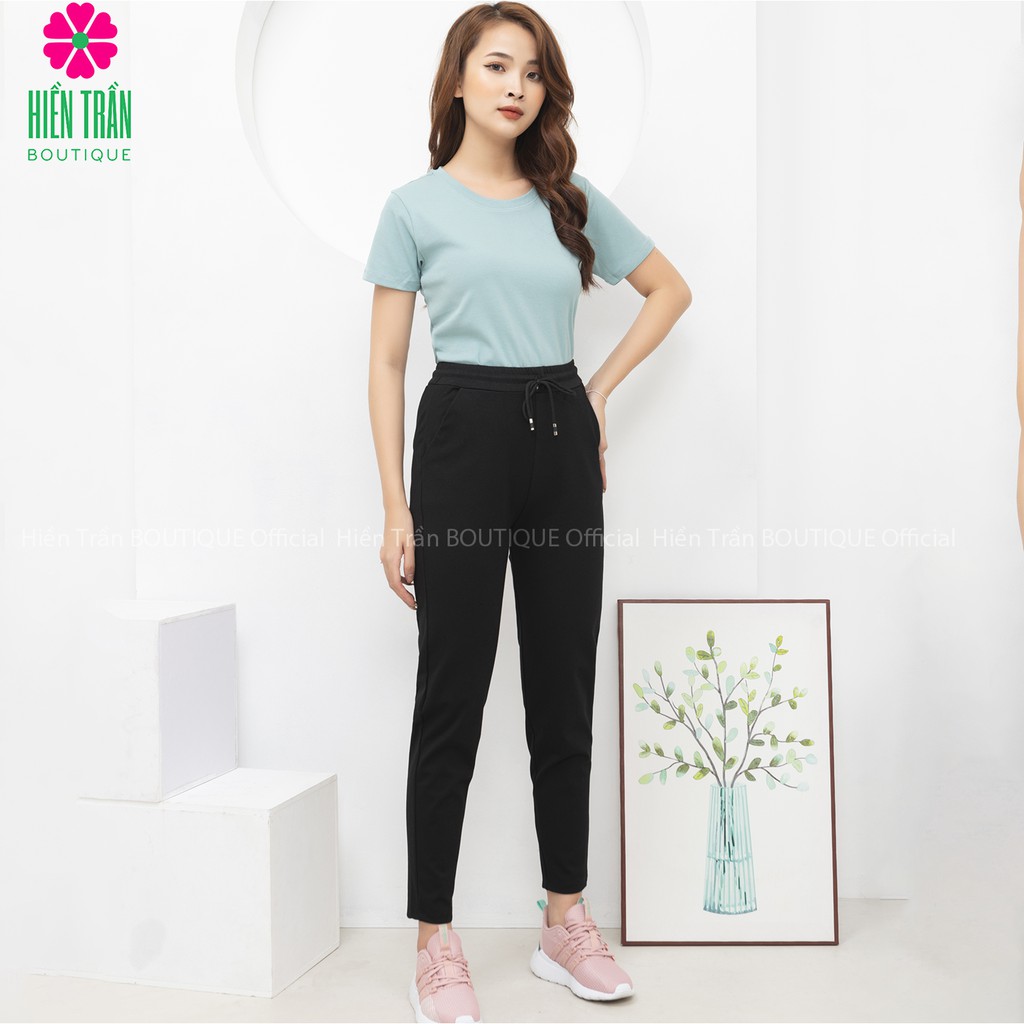 Quần jogger nữ Ruby Fashion dáng baggy, chất mỳ Hàn dày dặn, co giãn tốt | BigBuy360 - bigbuy360.vn