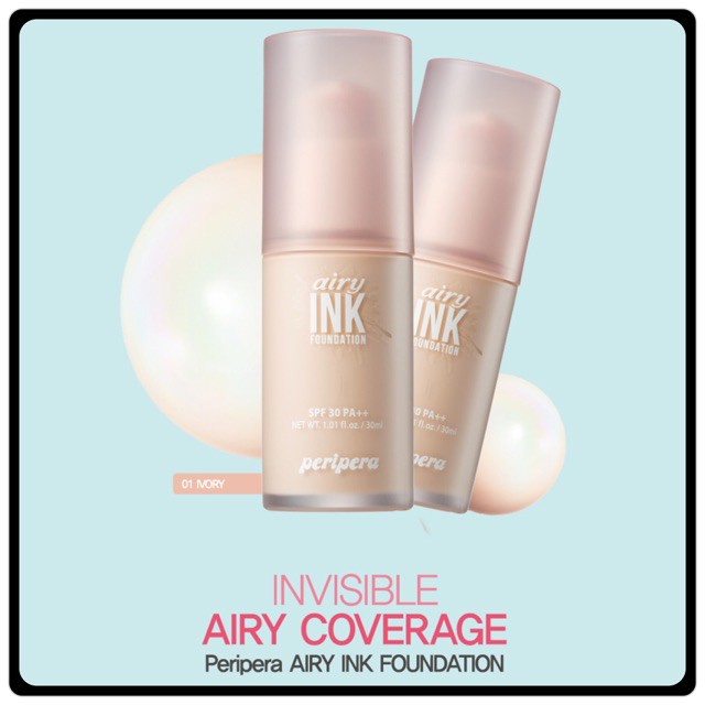 Kem nền - [Peripera] - Airy Ink Foundation