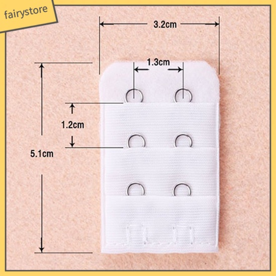 Set 5 Miếng Nối Dài Dây Áo Ngực 3 Hàng 2 Móc Tiện Dụng