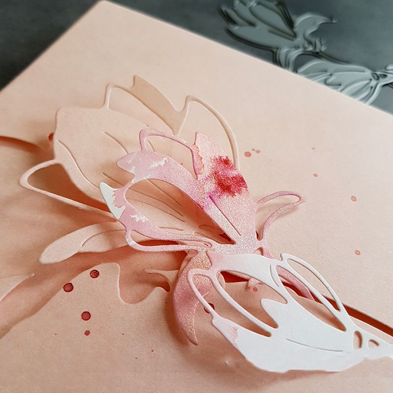 Khuôn Cắt Giấy Kim Loại Hình Hoa Xinh Xắn