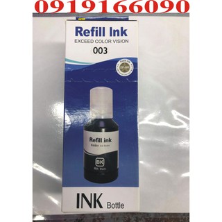 Mực in màu đen cho máy in Epson L3110 L3150 L4150 L1110 mã 003 Black