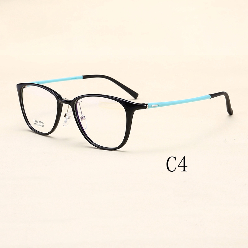Fashion Tr90 Ultra Light Eyewear Men's Casual Full Frame Frame Female Students Glasses