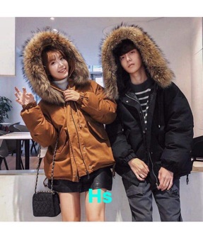 Áo Khoác Mũ lông siêu hot