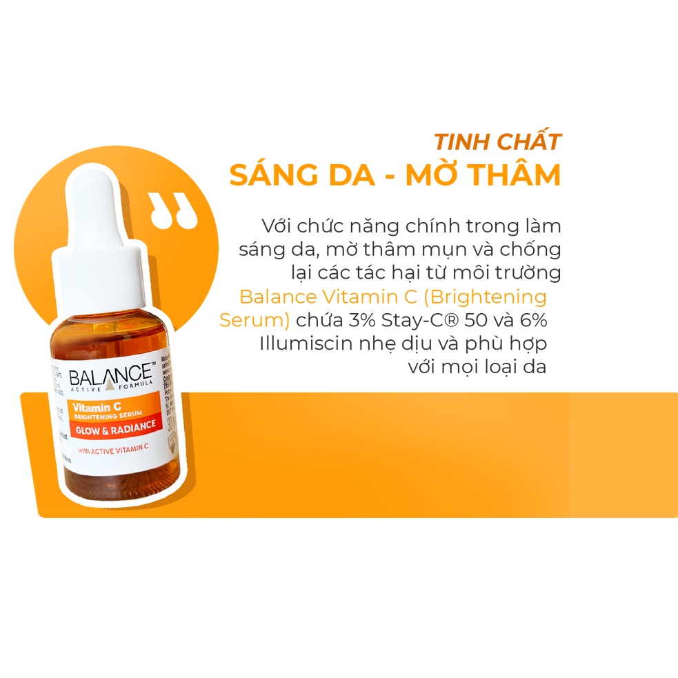 [100% CHUẨN AUTH]Serum Vitamin C _ Balance Active Formula Vitamin C Brightening Serum (30ml)