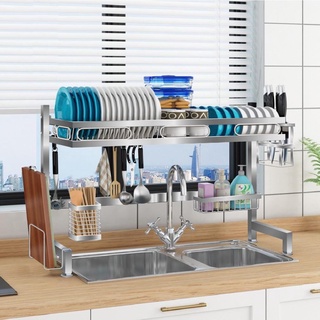 Kệ đựng chén bát đa năng RENSI Chất liệu INOX cao cấp, giá để bát 1 tầng tiết kiệm không gian gia đình