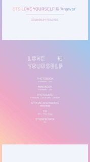 [PRE-ORDER] CÓ POSTER - BTS Love YourSelf - Answer