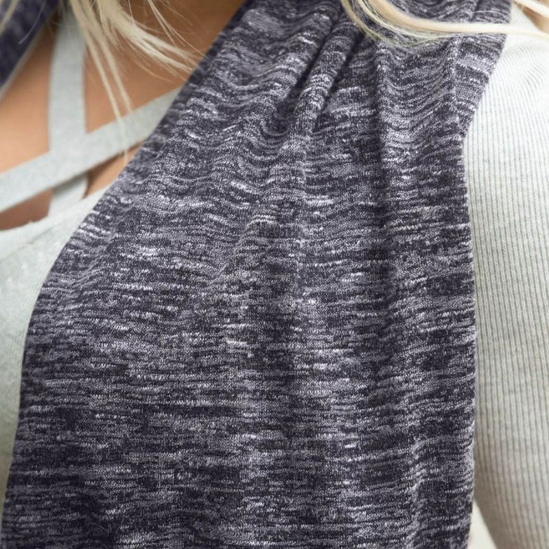 Wmmb Khăn Quàng Cổ Cotton Hai Lớp Ẩn Có Dây Kéo Cho Vòng Vô Cực Màu Sắc