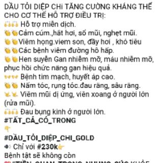 Dầu tỏi Diệp Chi Gold