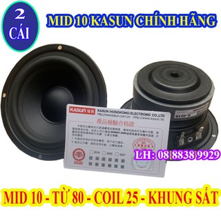 Cặp kasun bass mid 10 nhập khẩu chính hãng cao cấp - giá 2 loa