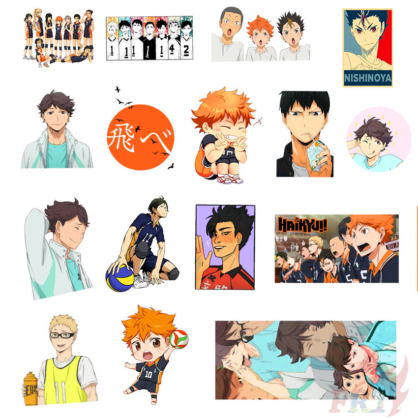 100Pcs/Set ❉ Haikyuu!! Series C - Anime Stickers ❉ Cartoon DIY Fashion Waterproof Doodle Decals Stickers