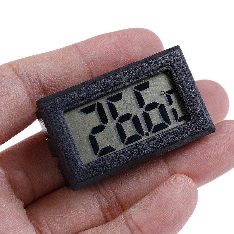 1 Máy Đo Nhiệt Độ Và Độ Ẩm Màn Hình Lcd Kỹ Thuật Số