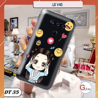 Ốp lưng điện thoại LG V40 dẻo trong in hình