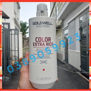 [CHÍNH HÃNG]Dầu gội dưỡng màu cho tóc nhuộm Goldwell Color Extra Rich Shampoo 1000ml