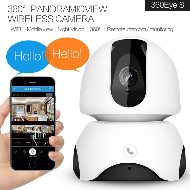 Camera IP Giám sát Chế độ ban đêm góc rộng 1080P HD Tự động theo dõi wifi không dây mạng camera quan sát | BigBuy360 - bigbuy360.vn