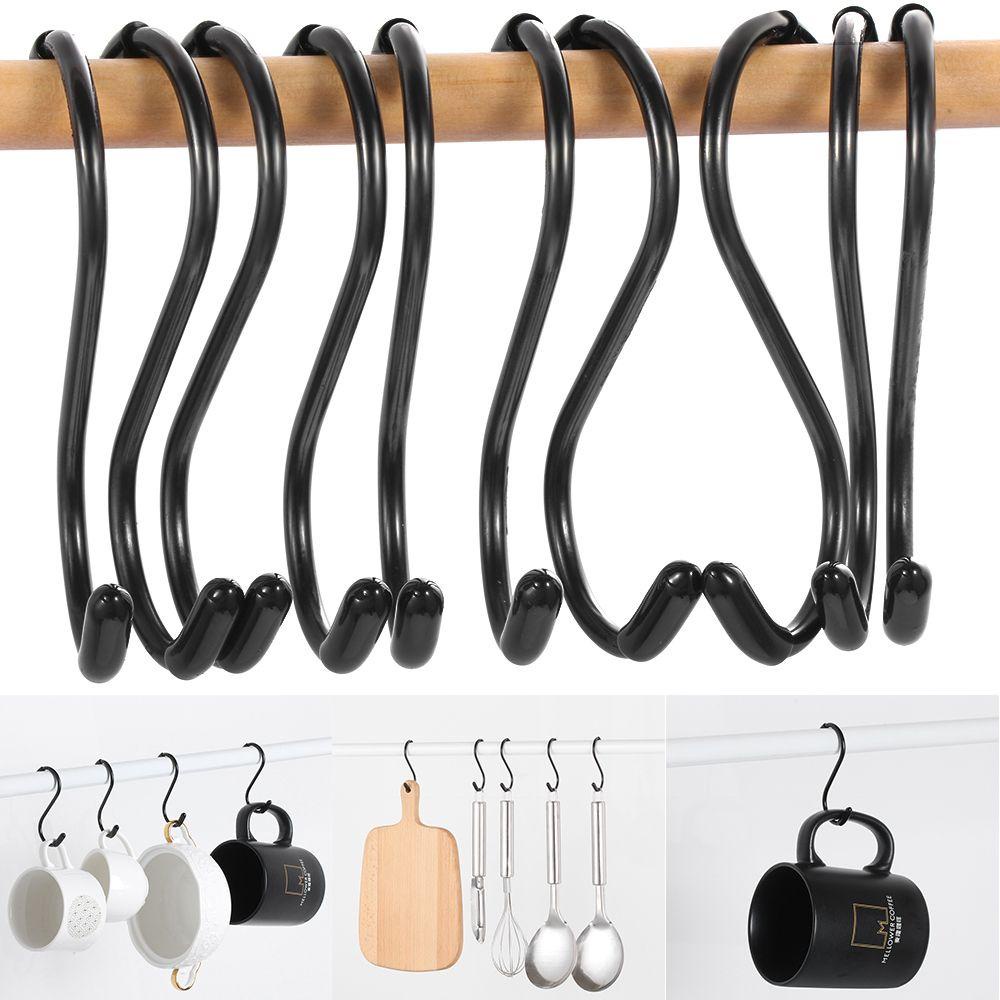 DORAW Set 5 / 10 Giá Đỡ Treo Đồ Hình Chữ S Tiện Dụng Cho Phòng Tắm