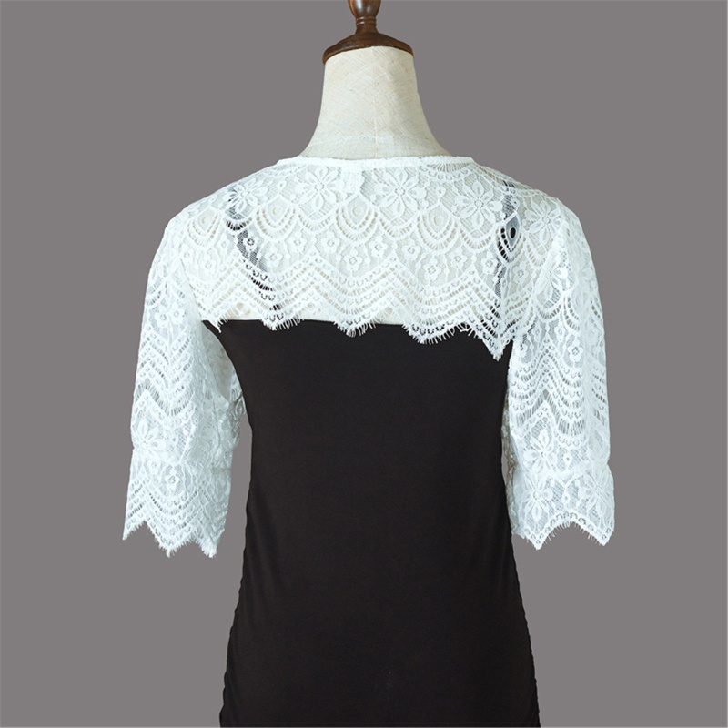Áo Cổ Thuyền Giả Ren Thời Trang Sang Trọng Cho Nữ
