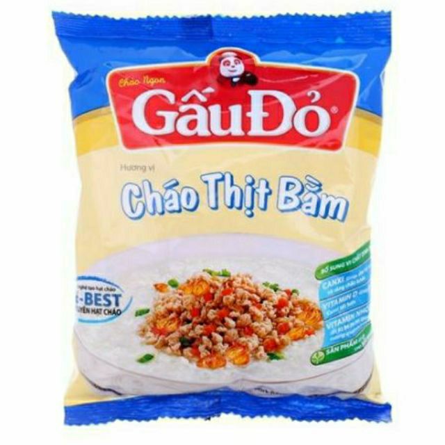 Cháo ăn liền thịt bằm Gấu đỏ