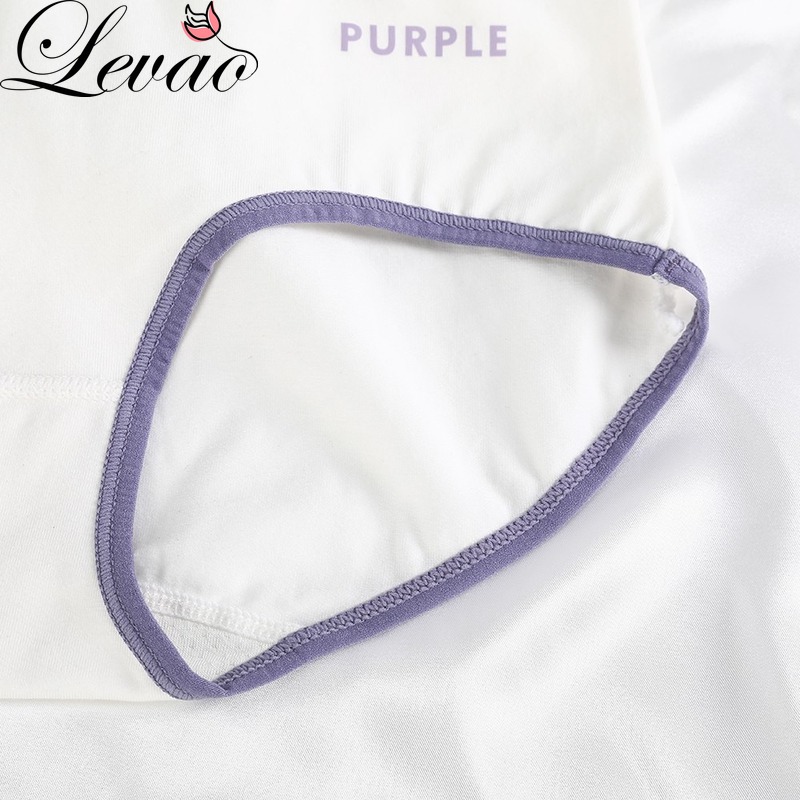 Quần lót Levao vải cotton lưng vừa in họa tiết gợi cảm cho nữ