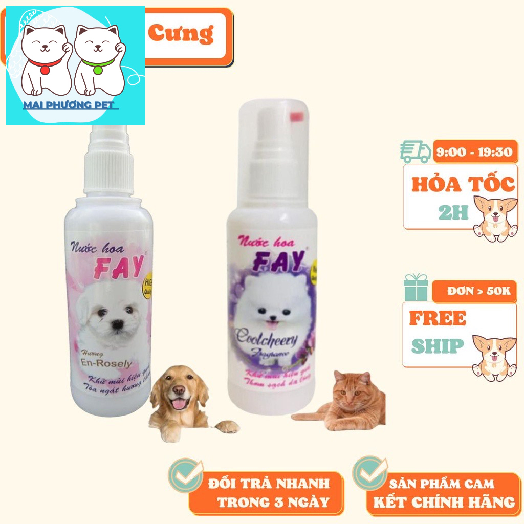 Nước hoa cho chó mèo em-rosely và coolcherry