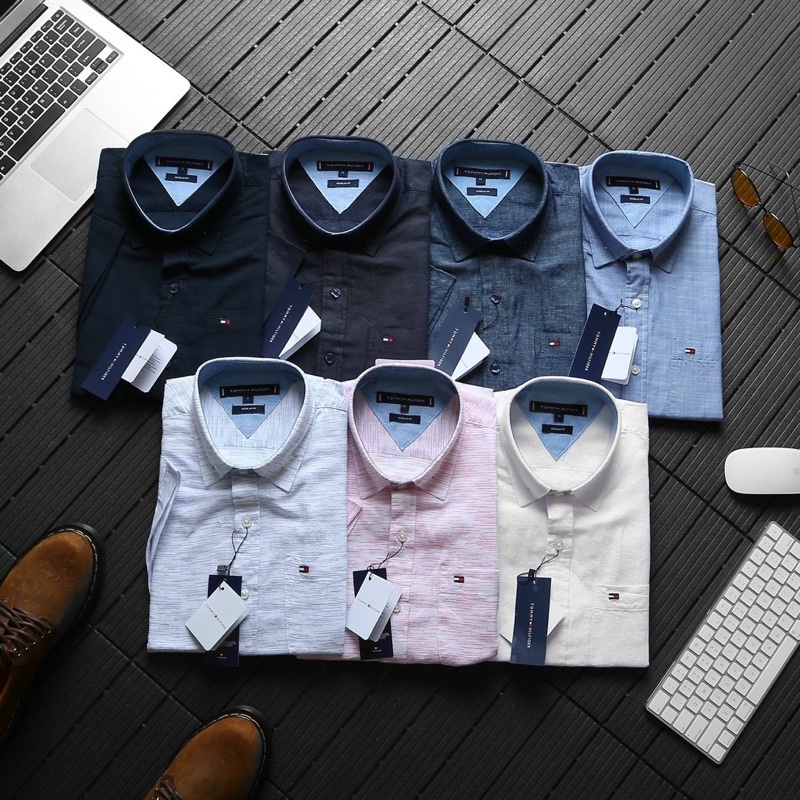 SƠ MI NGẮN TAY CÓ TÚI TM