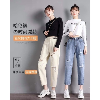 Quần Jeans baggy cạp chun HÀNG ĐẸP