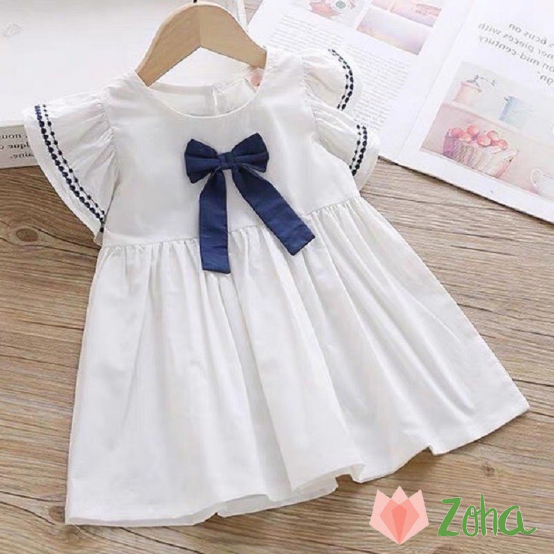 -Hàng nhập khẩu Váy cho bé gái siêu xinh đầm cotton co dãn cho bé Liên hệ mua hàng  084.209.1989