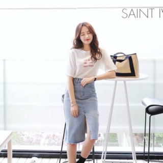 Set chân váy jean uyen thai